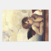 ANGELS / Winged Cherubs , Clouds Raffaello Sanzio Inpakpapier Vel (Voorkant 2)