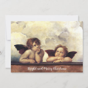 ANGELS / Winged Cherubs , Clouds Raffaello Sanzio Kaart