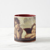 ANGELS / Winged Cherubs , Clouds Raffaello Sanzio Mok (Midden)