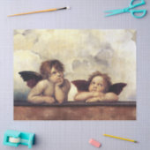 ANGELS / Winged Cherubs , Clouds Raffaello Sanzio Tissuepapier (Craft)