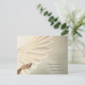 Angels Wings-kaart - Aangepast ontwerp voor Sjablo Briefkaart (Staand voorkant)
