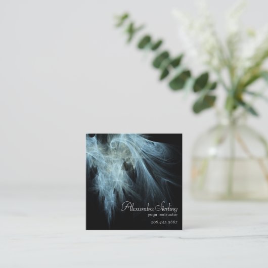 Angels Wings Vierkante Visitekaartje (Staand voorkant)