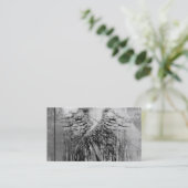 Angels wings visitekaartje (Staand voorkant)