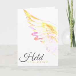 Angels With You - Yellow Wing – Held in Love Light Kaart