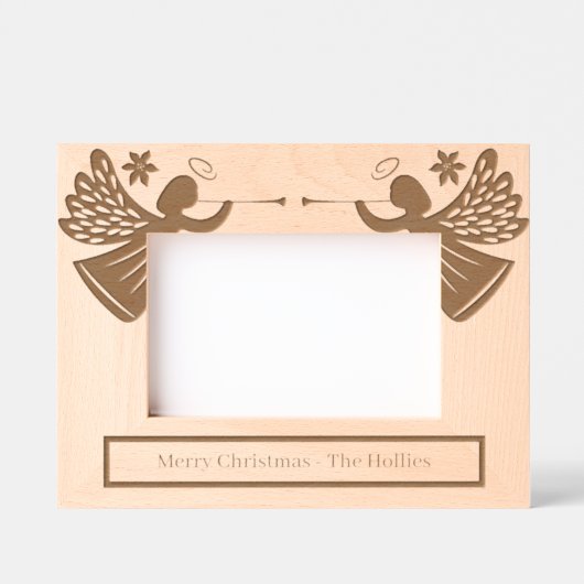 Angels Wooden Gegraveerde Lijstjes (Voorkant)