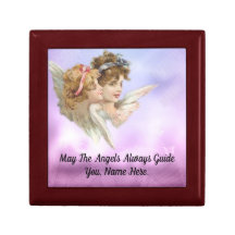  Angels Wooden Keepomwille Box