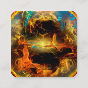 Angels zal komen vierkante visitekaartje