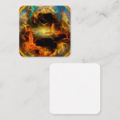 Angels zal komen vierkante visitekaartje (Voorkant / Achterkant)