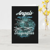 Angels zijn dichtbij wanneer er libellen verschijn kaart (Gele Bloem)