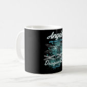 Angels zijn dichtbij wanneer er libellen verschijn koffiemok (Voorkant links)