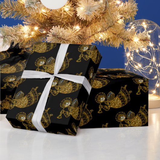 Angels zijn overal in dit seizoen 2 Verpakkingspap Cadeaupapier (Feestdagen)