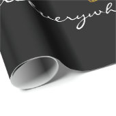 Angels zijn overal in dit seizoen cadeaupapier (Rol Hoek)