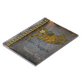 Angels zijn overal in dit seizoen Monogram Notitieboek (Linkerzijde)