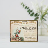 Angelsaksische Clipper Zeilen Briefkaart (Staand voorkant)