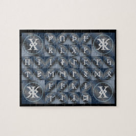 Angelsaksische Futhorc Rune Puzzel | runenalfabet