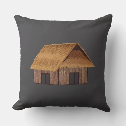 Angelsaksische hut kussen (Voorkant)