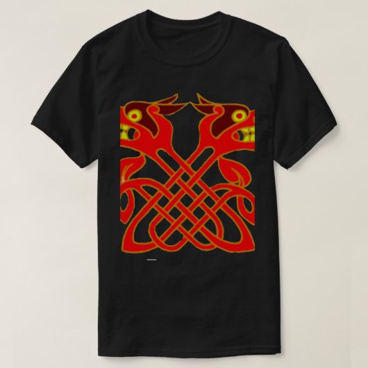 Angelsaksische kunstwerken t-shirt (Design voorkant)