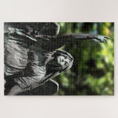 angelsculptuur puzzel legpuzzel (Horizontaal)