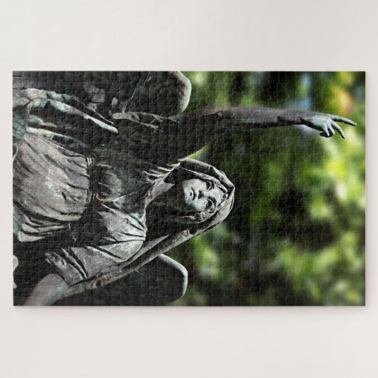 angelsculptuur puzzel legpuzzel (Horizontaal)