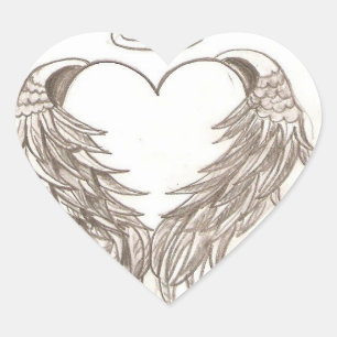 Angels's levens/ hart sticker