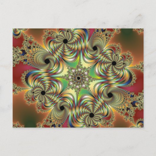 Angelus Fractal Briefkaart (Voorkant)