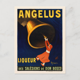 Angelus Liqueur France Vintage Poster 1907 Briefkaart