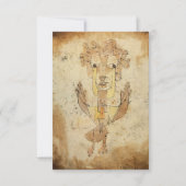 Angelus Novus door Paul Klee Bedankkaart (Voorkant)