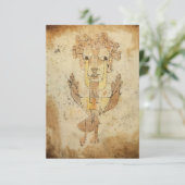 Angelus Novus door Paul Klee Bedankkaart (Staand voorkant)