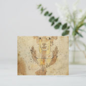 Angelus Novus door Paul Klee Briefkaart (Staand voorkant)