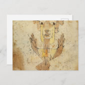 Angelus Novus door Paul Klee Briefkaart (Voorkant / Achterkant)