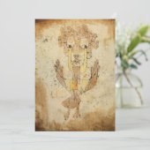 Angelus Novus door Paul Klee Kaart (Staand voorkant)