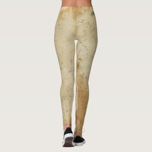 Angelus Novus door Paul Klee Leggings (Achterkant)