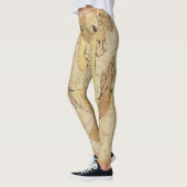 Angelus Novus door Paul Klee Leggings (Links)