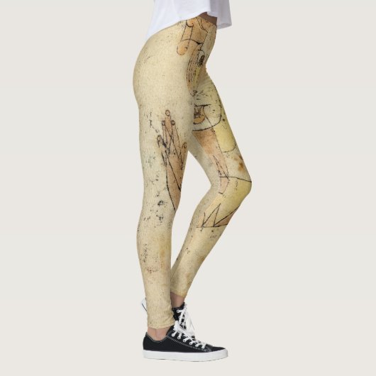 Angelus Novus door Paul Klee Leggings (Rechts)