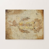 Angelus Novus door Paul Klee Legpuzzel (Horizontaal)