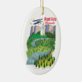 Angelwaterval Venezuela Keramisch Ornament (Rechts)