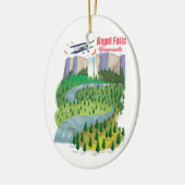 Angelwaterval Venezuela Keramisch Ornament (Links)