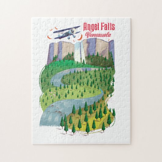 Angelwaterval Venezuela Legpuzzel (Verticaal)