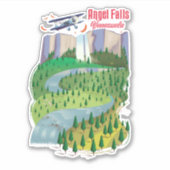 Angelwaterval Venezuela Sticker (Voorkant)