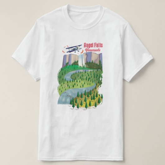 Angelwaterval Venezuela T-shirt (Design voorkant)