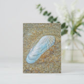 Angelwing Seashell Briefkaart (Staand voorkant)