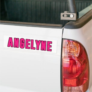 Angelyne naam bumpersticker