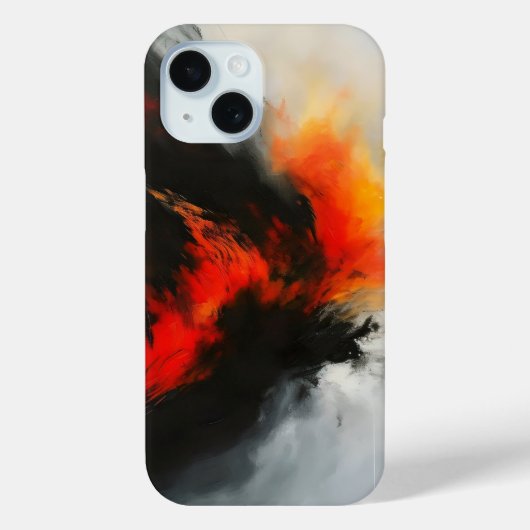 Anger Abstracte kunst Case-Mate iPhone Case (Achterkant)