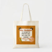Anger Awareness Quote Tote Bag (Voorkant)