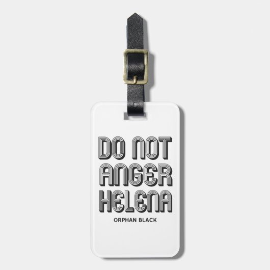Anger Helena niet Bagagelabel (Voorkant verticaal)
