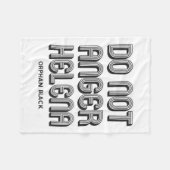 Anger Helena niet Fleece Deken (Voorkant (Horizontaal))