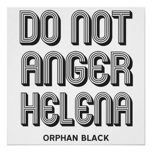 Anger Helena niet Poster (Voorkant)