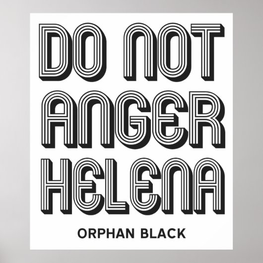 Anger Helena niet Poster (Voorkant)