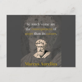 Anger Hurts You Most: Marcus Aurelius on Restraint Briefkaart