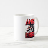 Anger is the Start of Error | Powerful Quote Koffiemok (Voorkant rechts)